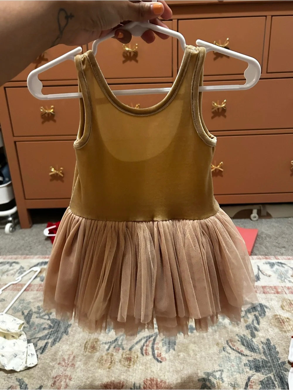 Noralee Blush/Tan Tallulah Tutu Dress